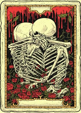 Skeleton Hug Tarot