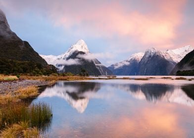 Milford Sound at dawn