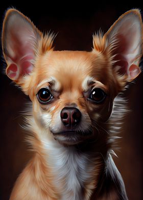 Chihuahua Oil Paint