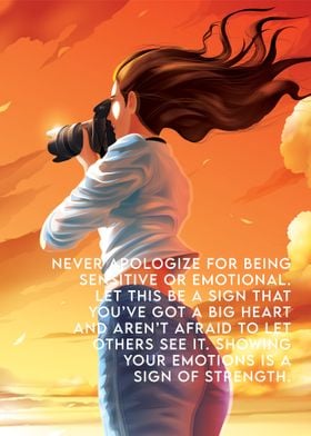 Never Apologize For Being