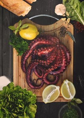 Octopus seafood