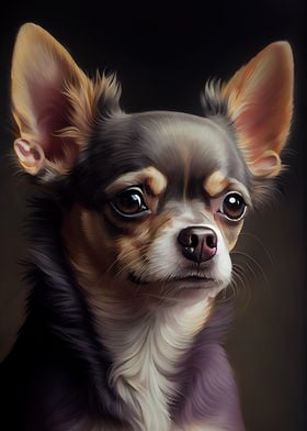 Chihuahua Oil Paint