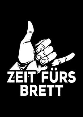 Surfer Zeit Fuers Brett