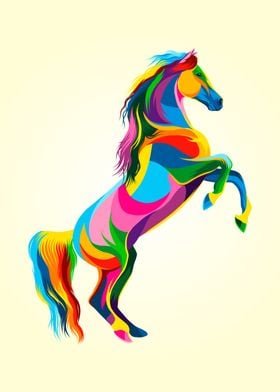 Colorful Horse