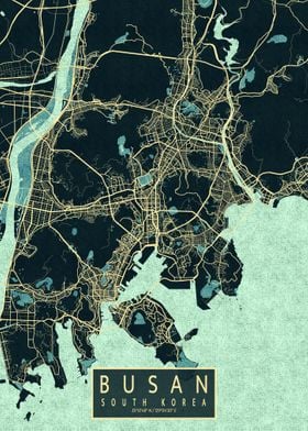 Busan City Map Summer