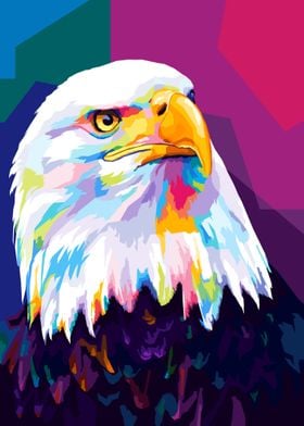 Eagle Pop art