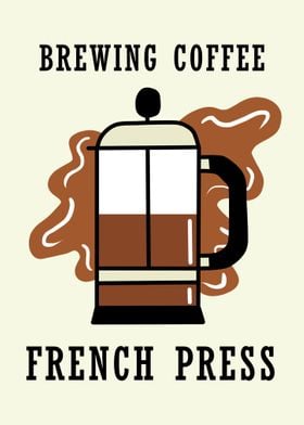 coffee frencpress brew