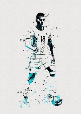 Argentina Soccer Painting