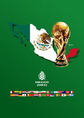 Mexico world cup maps