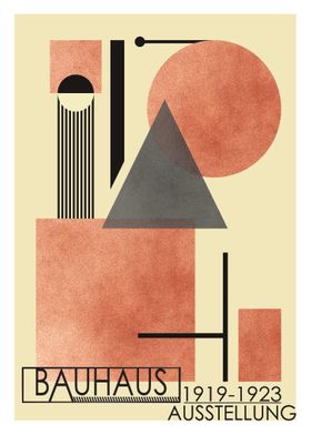 Poster Bauhaus geometric