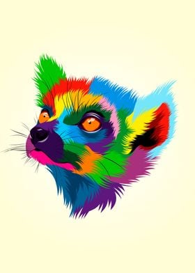 Colorful Lemur