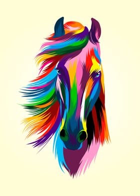 Colorful Horse