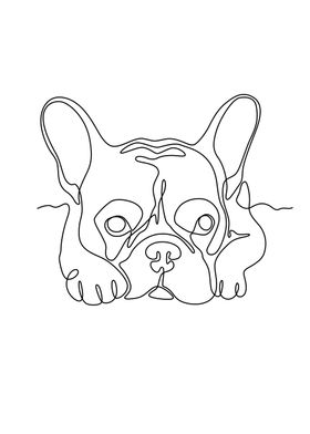 French Bulldog One lines