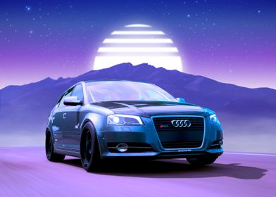 RS 3 Sportsback Synthwave