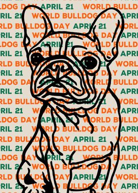 World Bulldog Day Poster