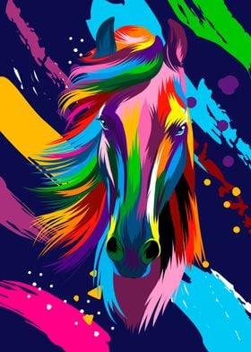 Colorful Horse