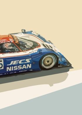 Nissan R382 Racing Car