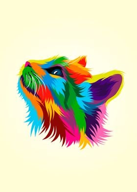 Colorful Cat