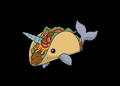 Narwhal Funny Taco Gift