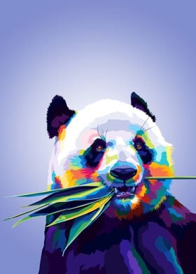 Panda Pop art