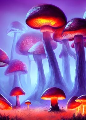 Giant Magic Mushrooms