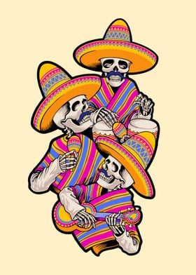 Mariachi skull music