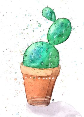 plant watercolor