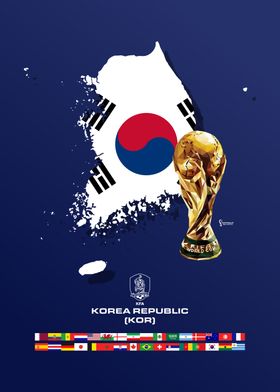 South Korea world cup maps