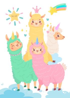 Cute llamas