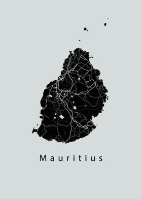 Mauritius Island Map
