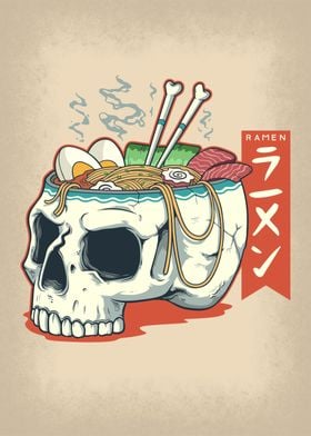 Skull Ramen Bowl