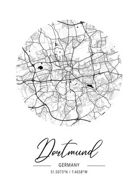 Dortmund City Map