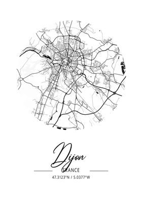 Dijon City Map