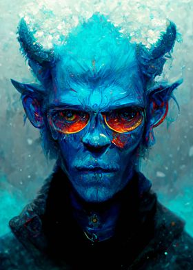 Blue Ice Demon