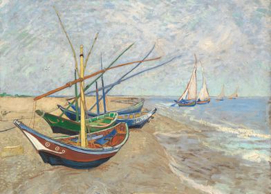 Fishing boats on the beach