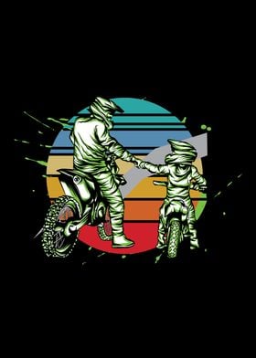 Father And Son Motocross