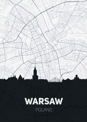 Warsaw City Map