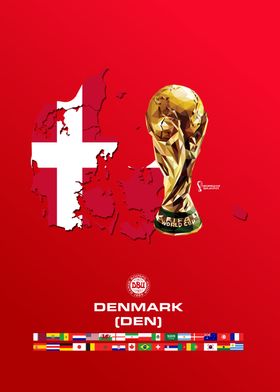 Denmark world cup maps