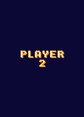 Player 2 pixel font