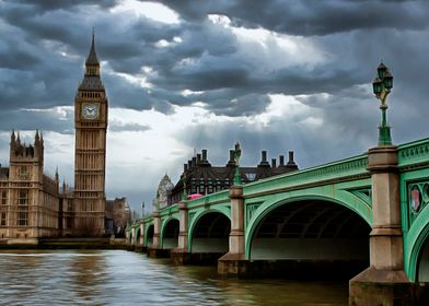 CLOUDY IN LONDON, ENGLAND