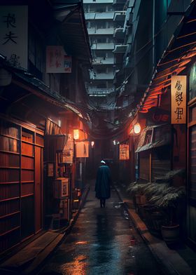 Walking Alone in Tokyo