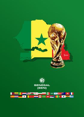 Senegal world cup maps