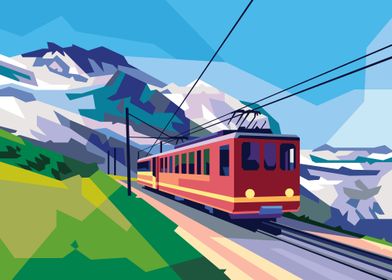Train in Matterhorn