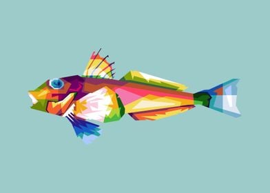 Sea Fish Popart WPAP 2