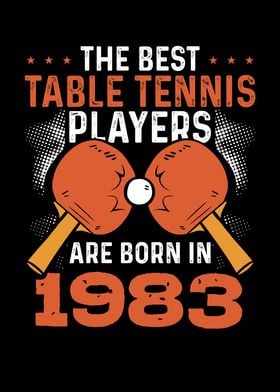 Table tennis player 1983