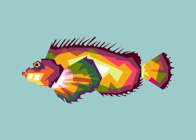 Sea Fish Popart WPAP 1