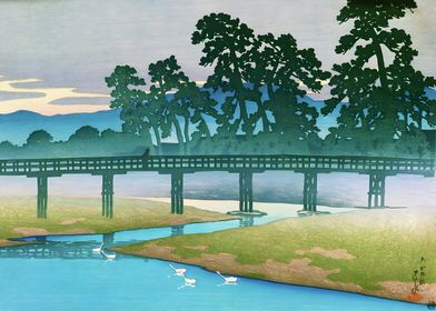 Ukiyo e  Asano river