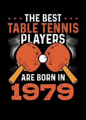 Table tennis player 1979