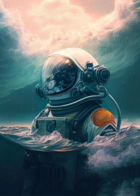 Astronaut In The Ocean