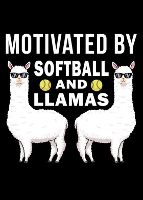 Llama Softball Player